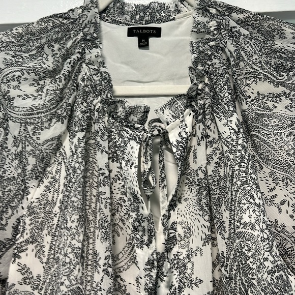 Talbots Blouse Medium - Picture 3 of 5